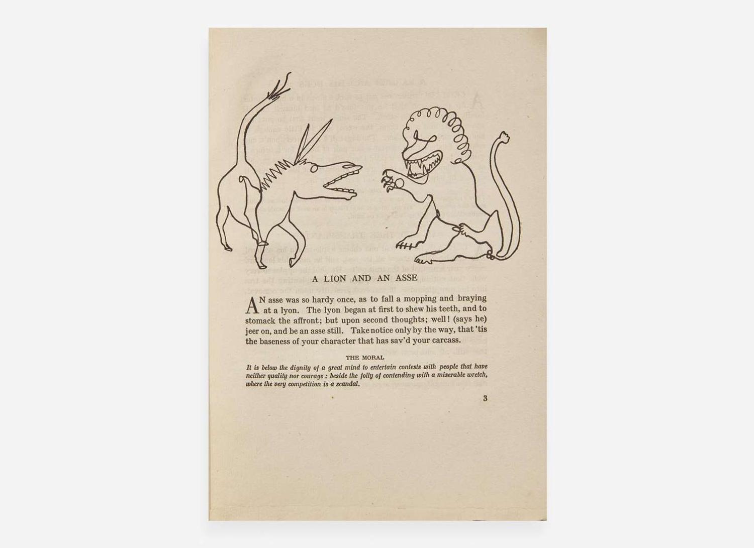 [Art] Calder, Alexander: Fables of Aesop According to Sir Roger L'Estrange