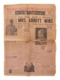 [CIVIL RIGHTS]. A small archive of items related to the "Scottsboro Boys," including 4 press photographs and 1937 pamphlet.