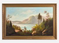 American School 19th century, View of the Hudson River