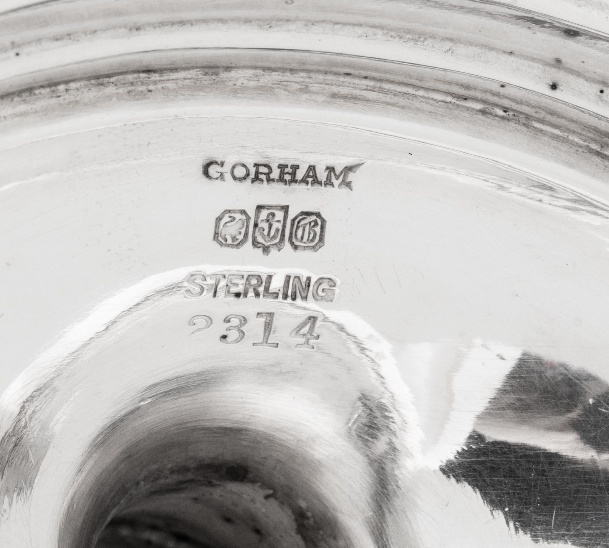 An American Silver Three-Piece Coffee Service