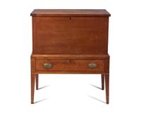 A Federal Inlaid Cherry Sugar Chest