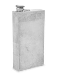 A Randahl Arts & Crafts Silver Flask Set