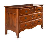 A French Provincial Walnut Commode