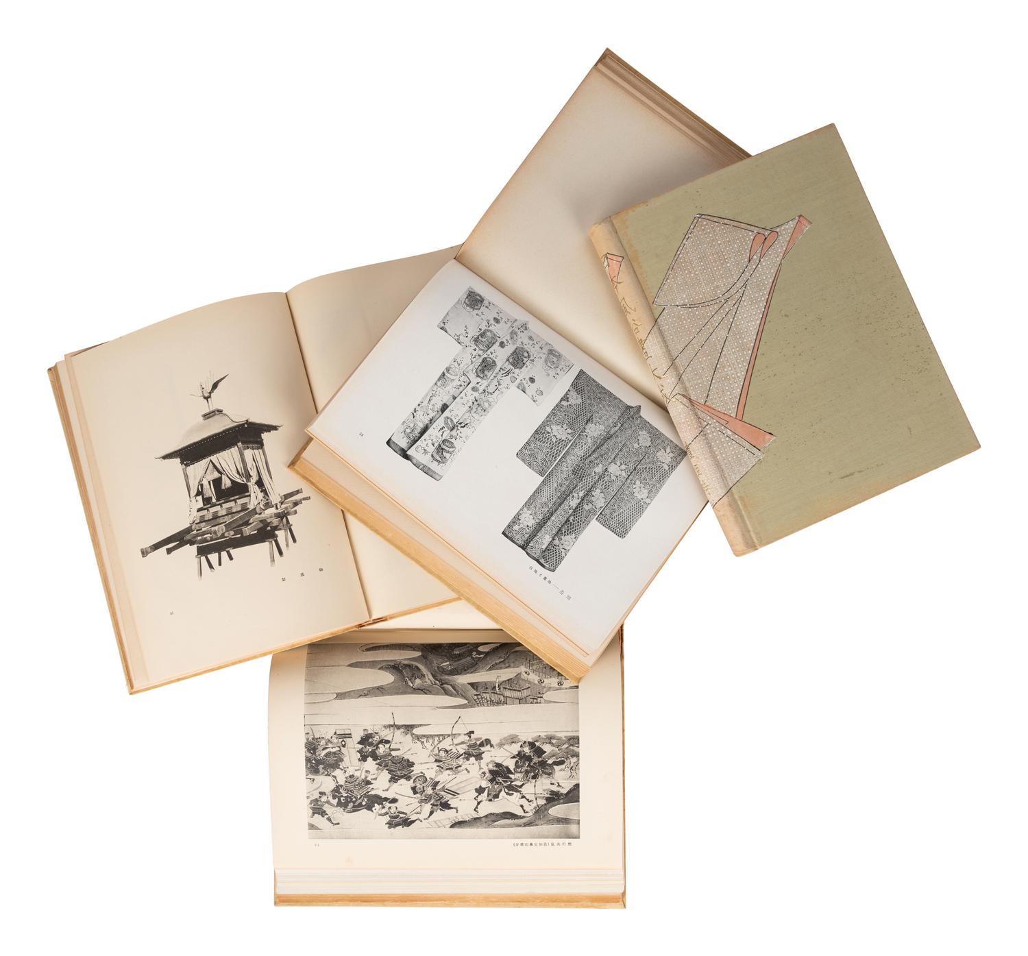 [JAPANESE PAINTING] A group of multi-volumed works about Japanese Painting, comprising: