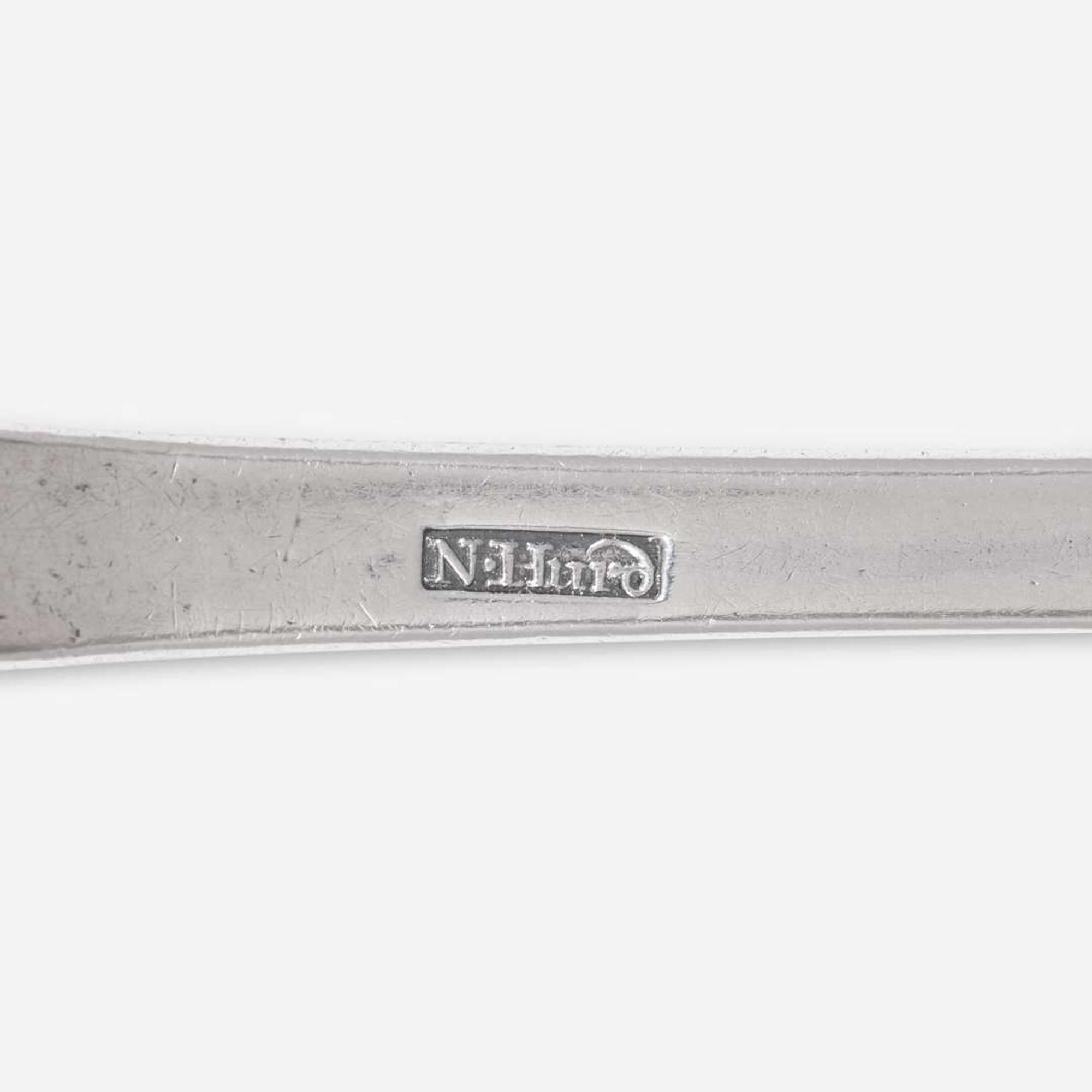 A silver tablespoon Nathaniel Hurd (1729-1777), Boston, MA, circa 1750