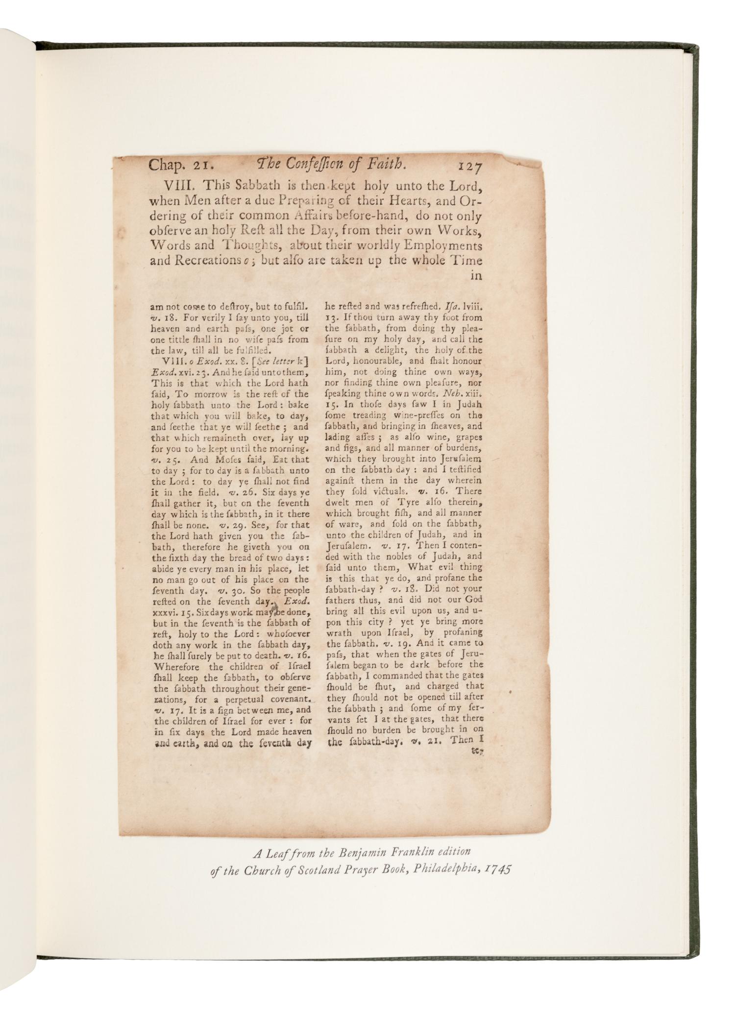 [BOOK CLUB OF CALIFORNIA]. [FRANKLIN, Benjamin (1705-1790)]. Cato's Moral Distichs . San Francisco: The Book Club of California, 1939.
