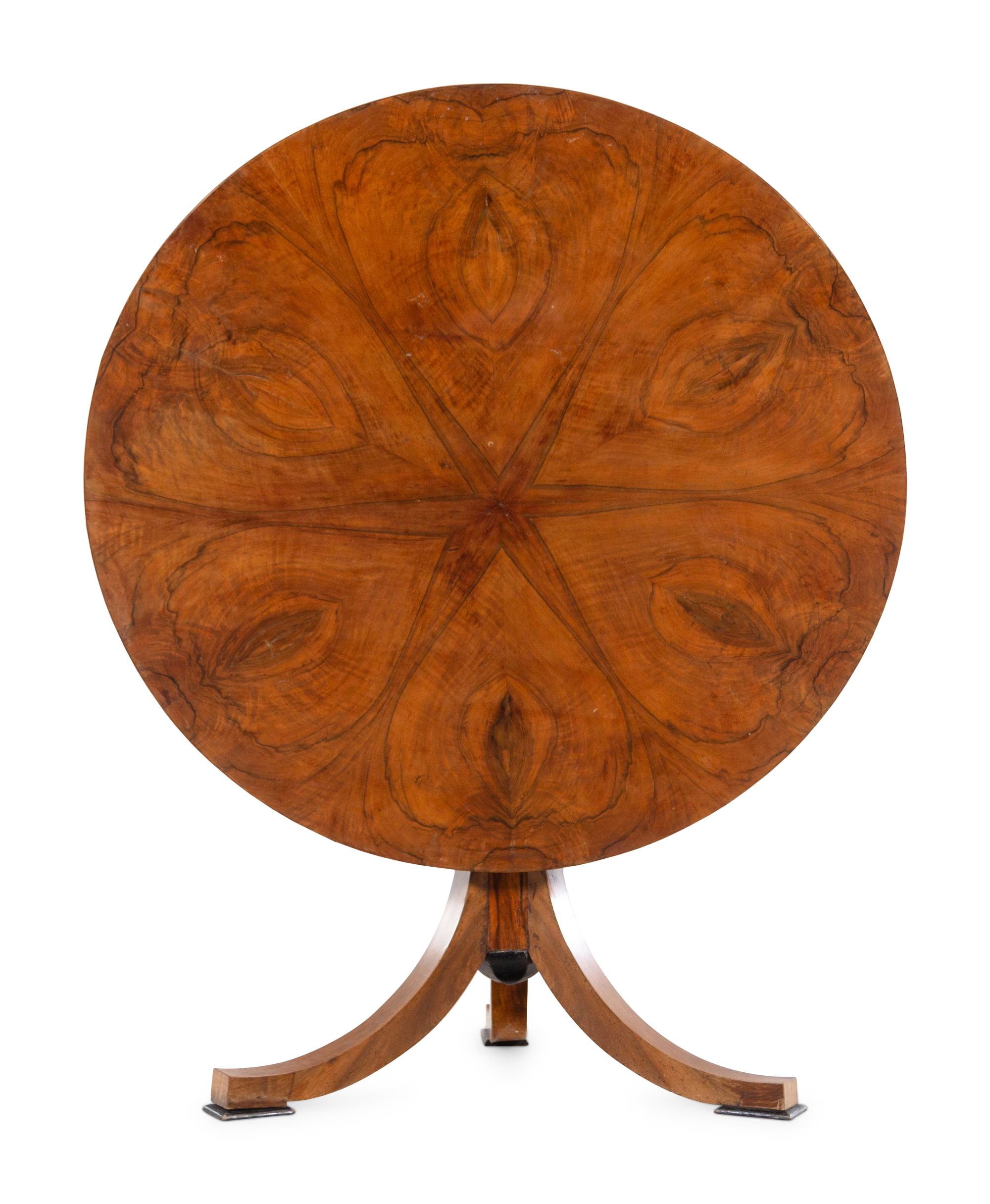 A Northern European Walnut Center Table