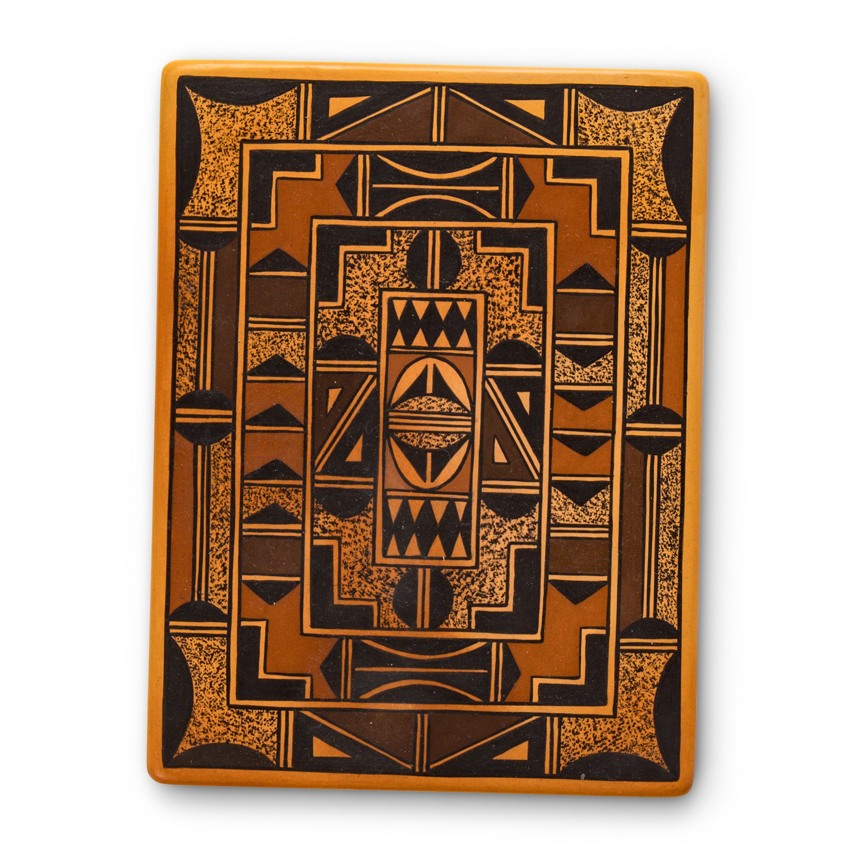 Les Namingha (Hopi-Tewa-Zuni, b. 1968) — Pottery Tile, 2016