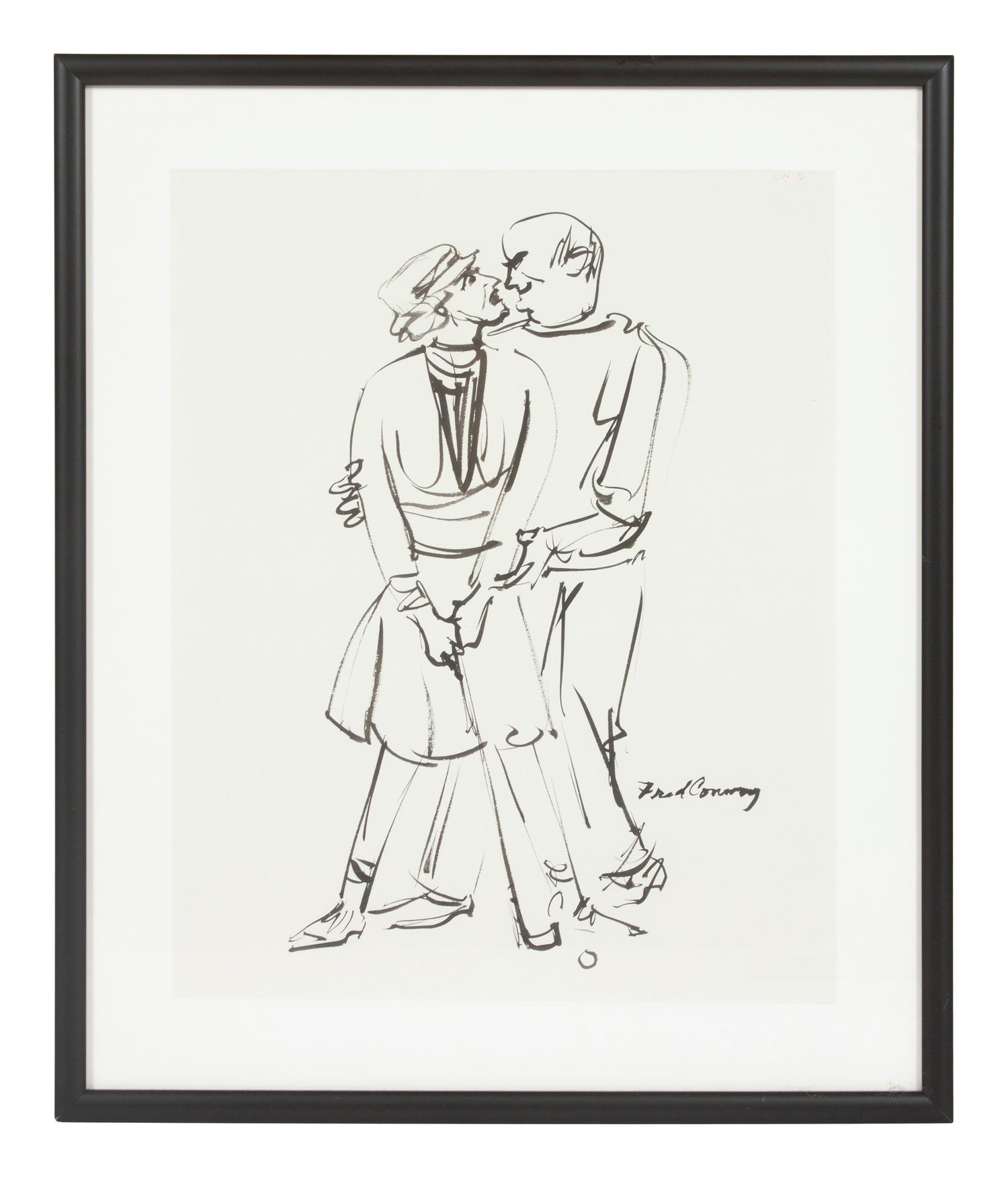 Three works: Golfing Couples