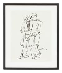 Three works: Golfing Couples