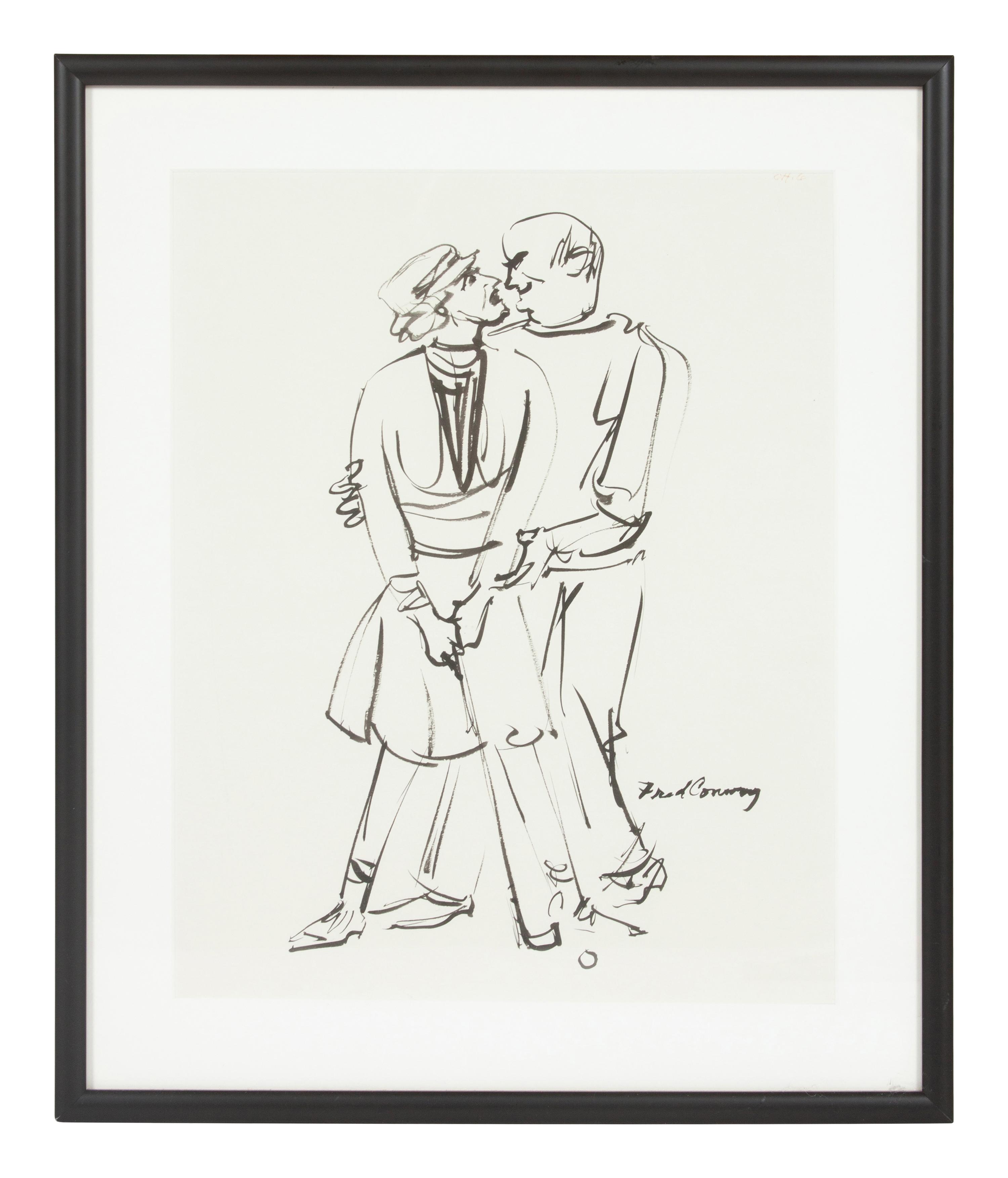 Three works: Golfing Couples