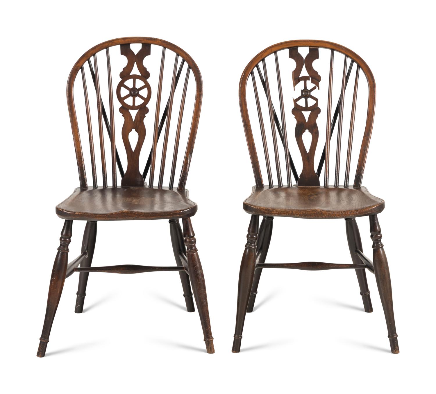 A Pair of Windsor Side Chairs