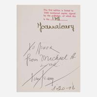 [Counter-Culture] Leary, Timothy, and Hunter S. Thompson, et al. Group of 13 Items Relating to Timothy Leary, LSD, etc.