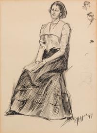 Edward Hopper, (American, 1882-1967), The Artist's Sister, 1899