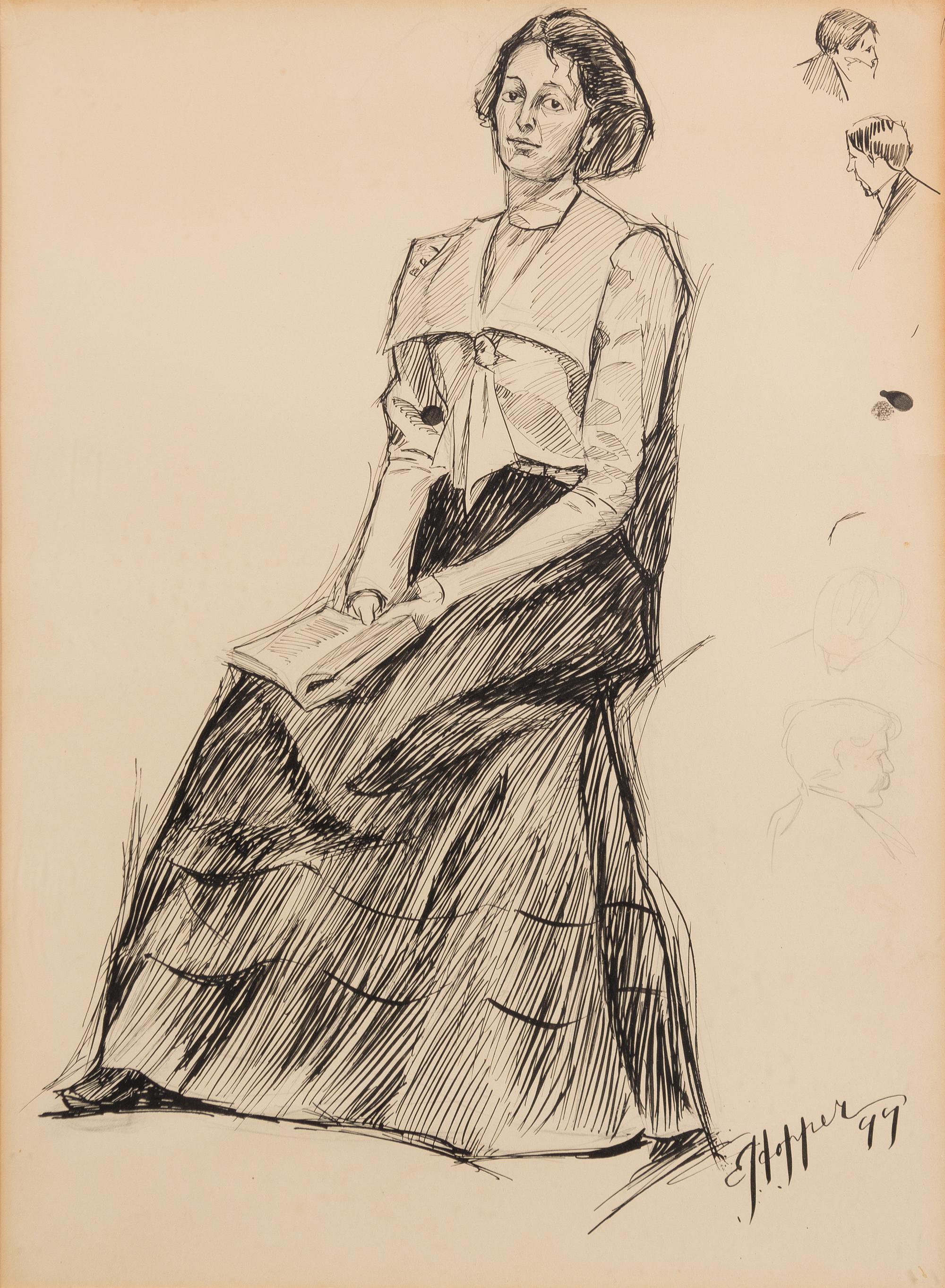 Edward Hopper, (American, 1882-1967), The Artist's Sister, 1899