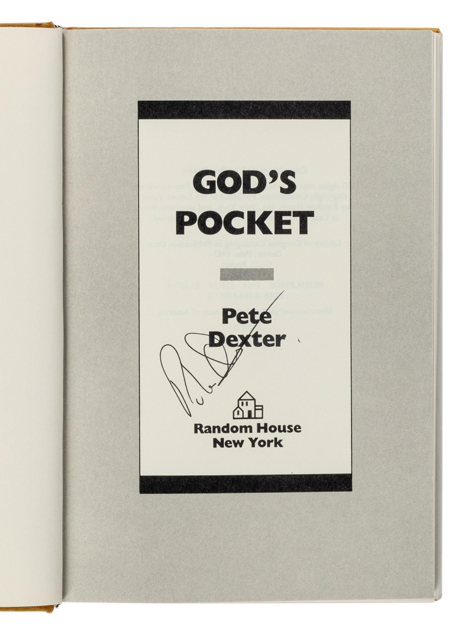 DEXTER, Pete (b. 1943). A group of 4 SIGNED FIRST EDITIONS, comprising: