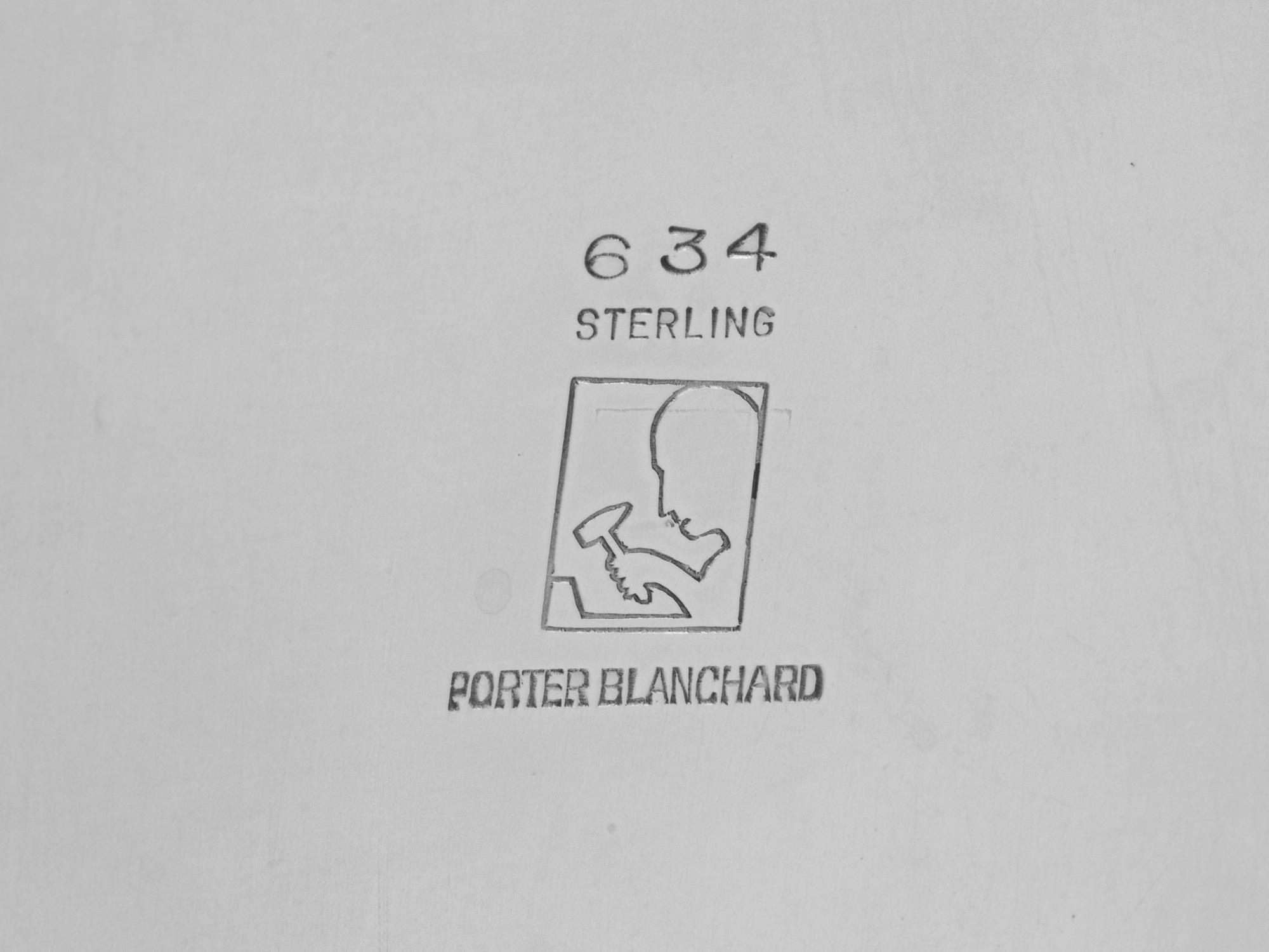 Four Porter Blanchard Silver Table Articles