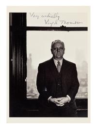 [20TH-CENTURY CONDUCTORS, COMPOSERS, AND MUSICIANS]. A group of 6 photographs or photographic postcards of conductors, composers, and musicians from the 20th century, most signed and inscribed, comprising images of: