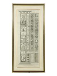 A Set of Six Giovanni Ottaviani Architectural Engravings, After Scaravelli — 19TH CENTURY