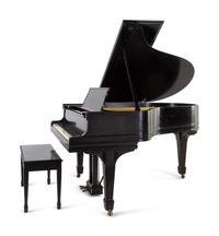 A Steinway & Sons Black Lacquered Baby Grand Piano