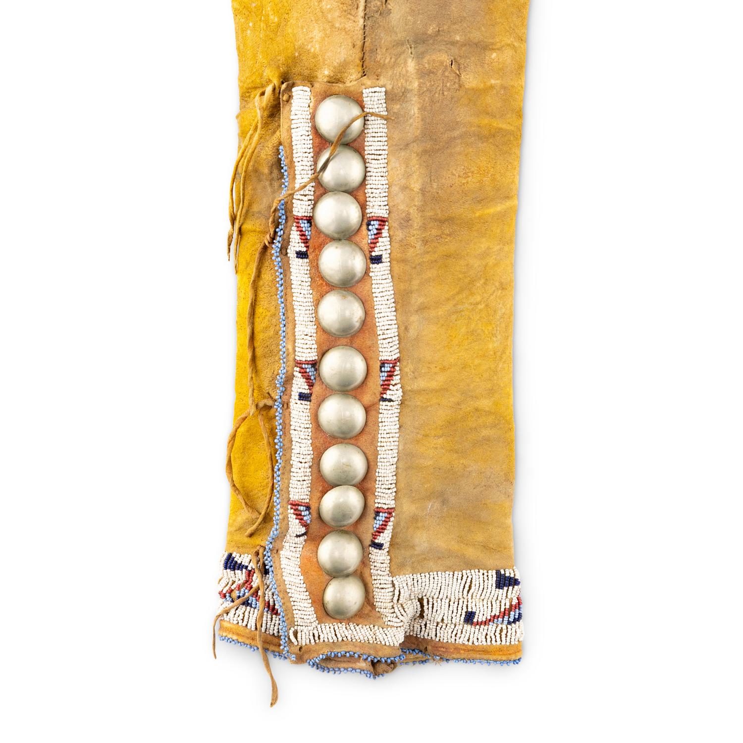 Cheyenne Beaded Hide Leggings