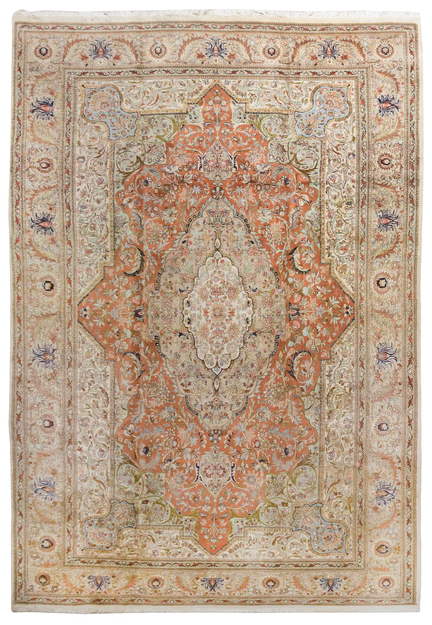 A Persian Wool Rug 14 feet x 9 feet 7 inches.