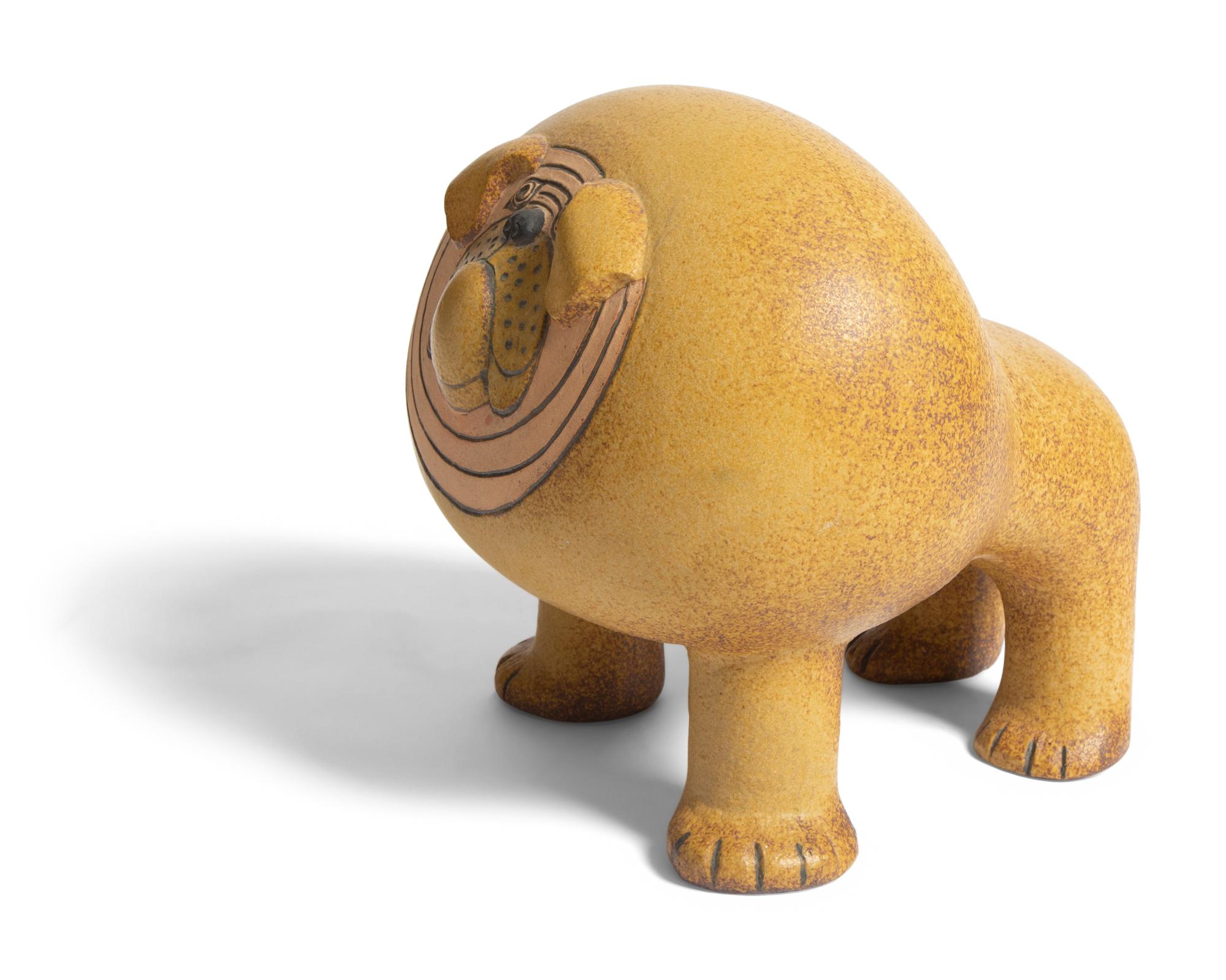 Bulldog Ceramic Sculpture Gustavsberg Studio, Sweden