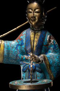 Two Chinese Figures of Female Immortals