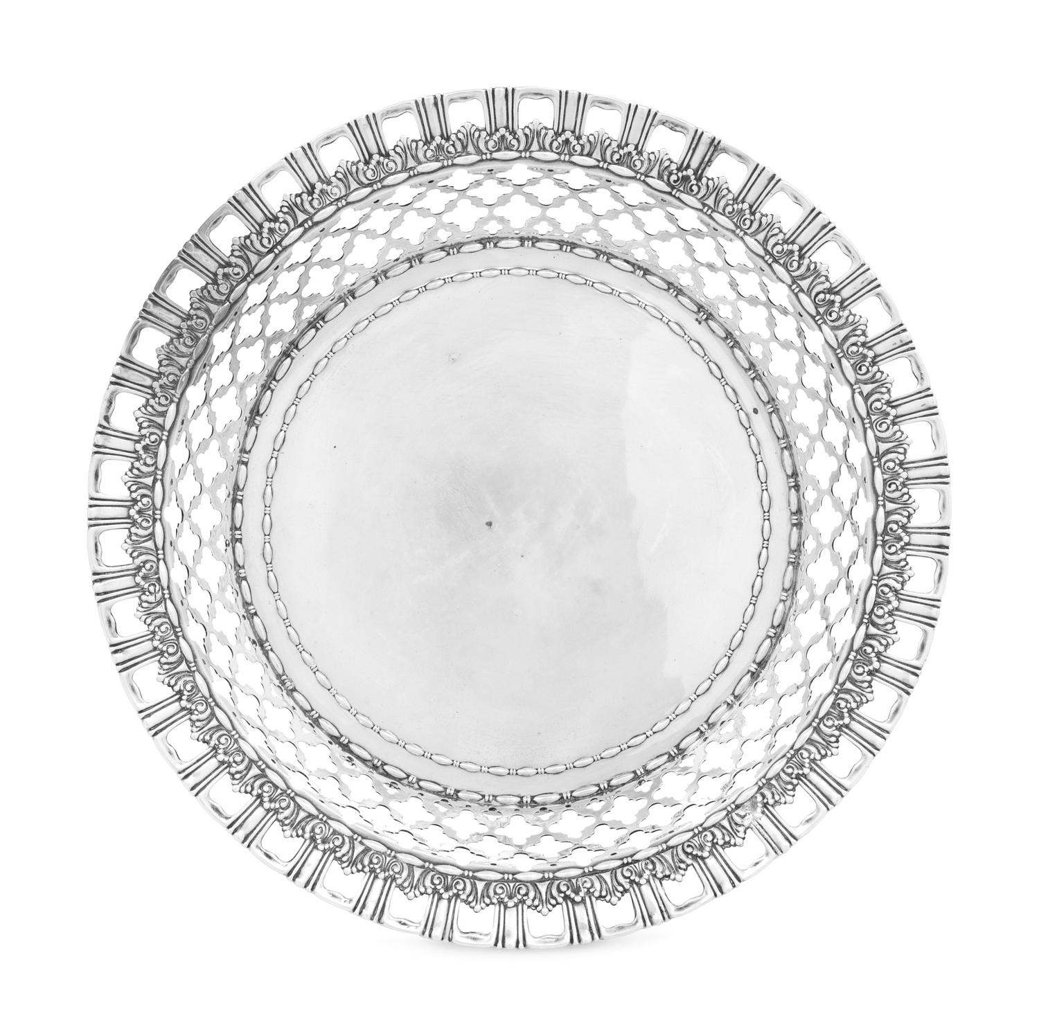 A Tiffany and Co. Silver Reticulated Bowl