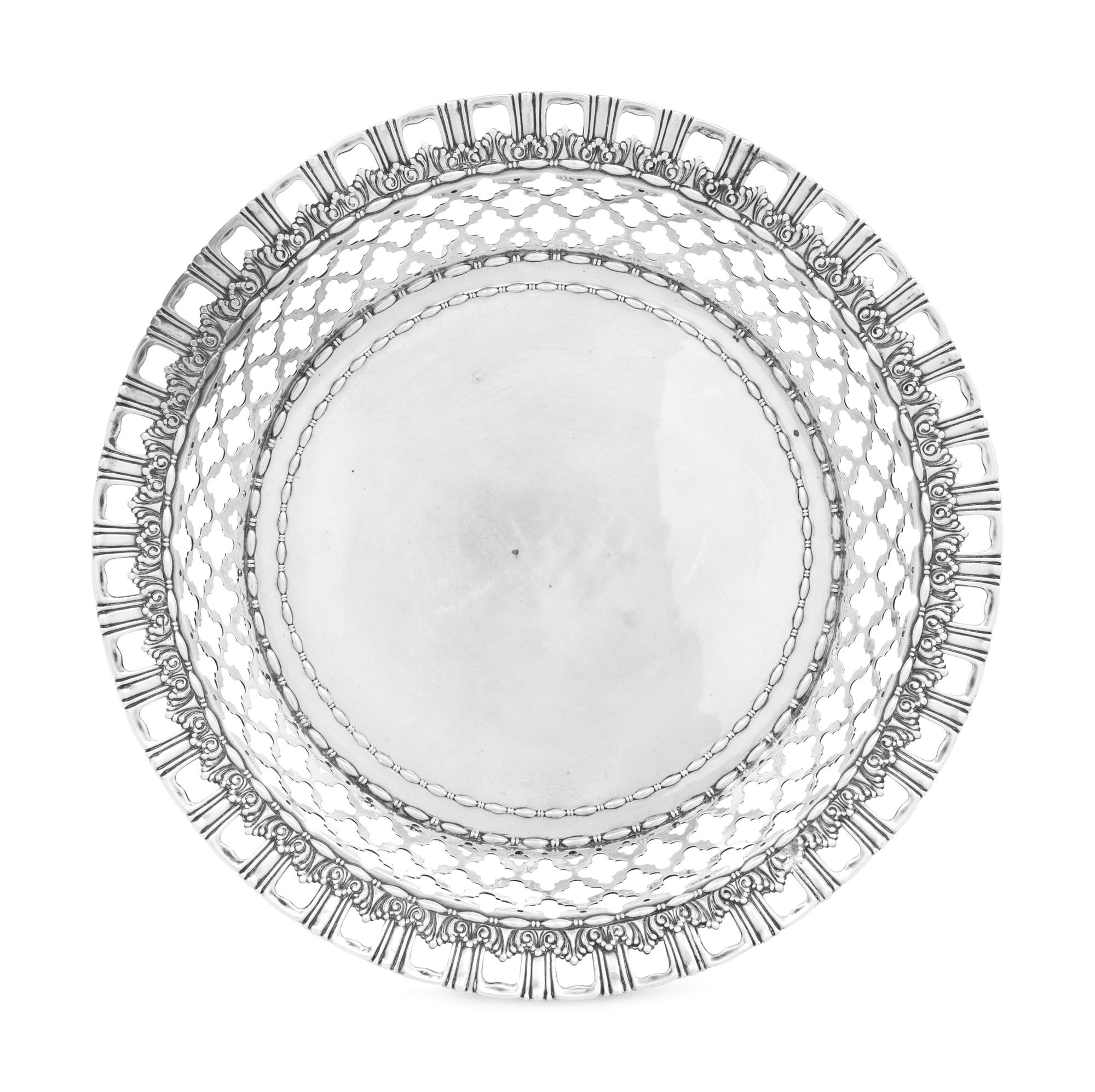 A Tiffany and Co. Silver Reticulated Bowl