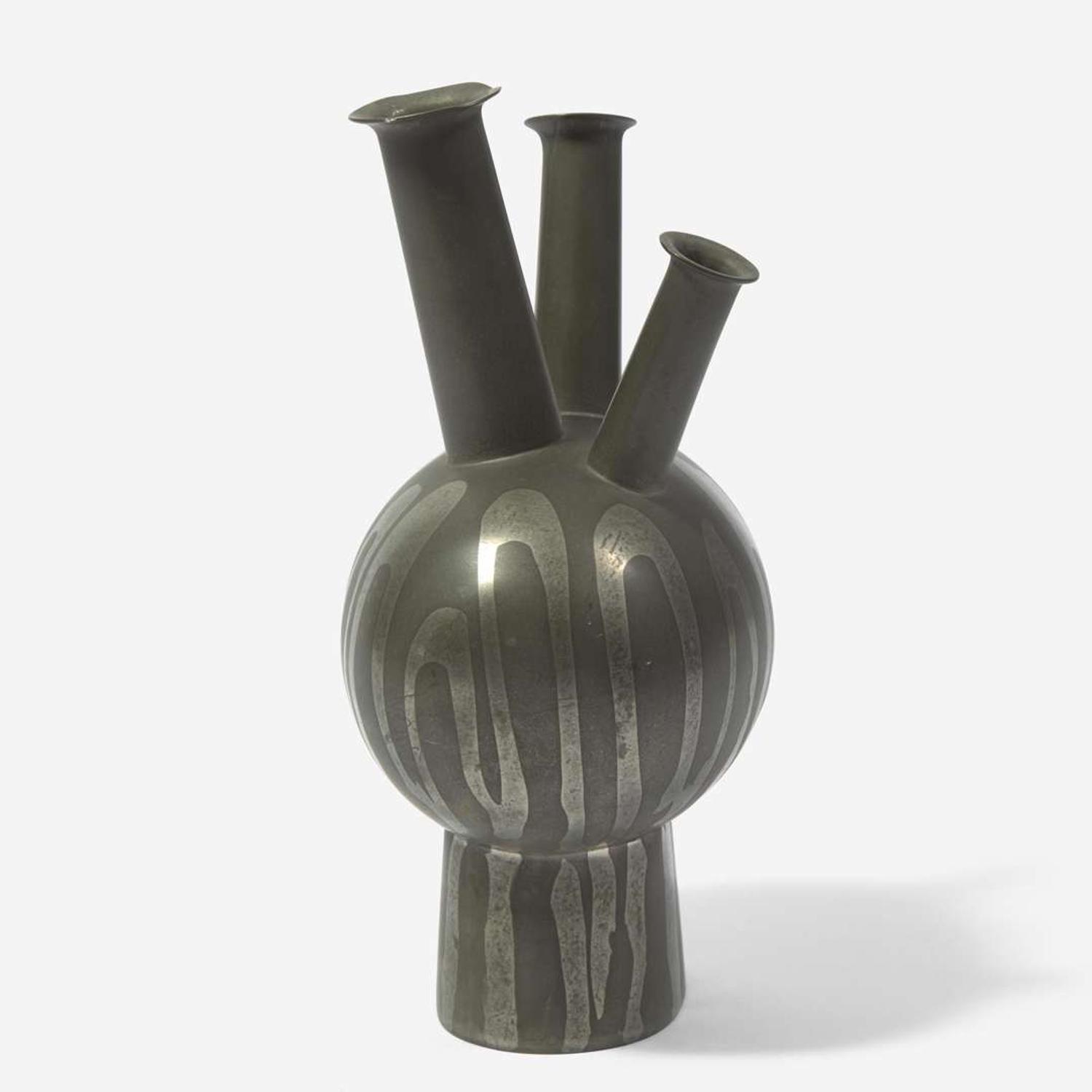 Donald Wright (American, 1930-2012) Untitled (Triple Spout Vessel), USA, circa 1960