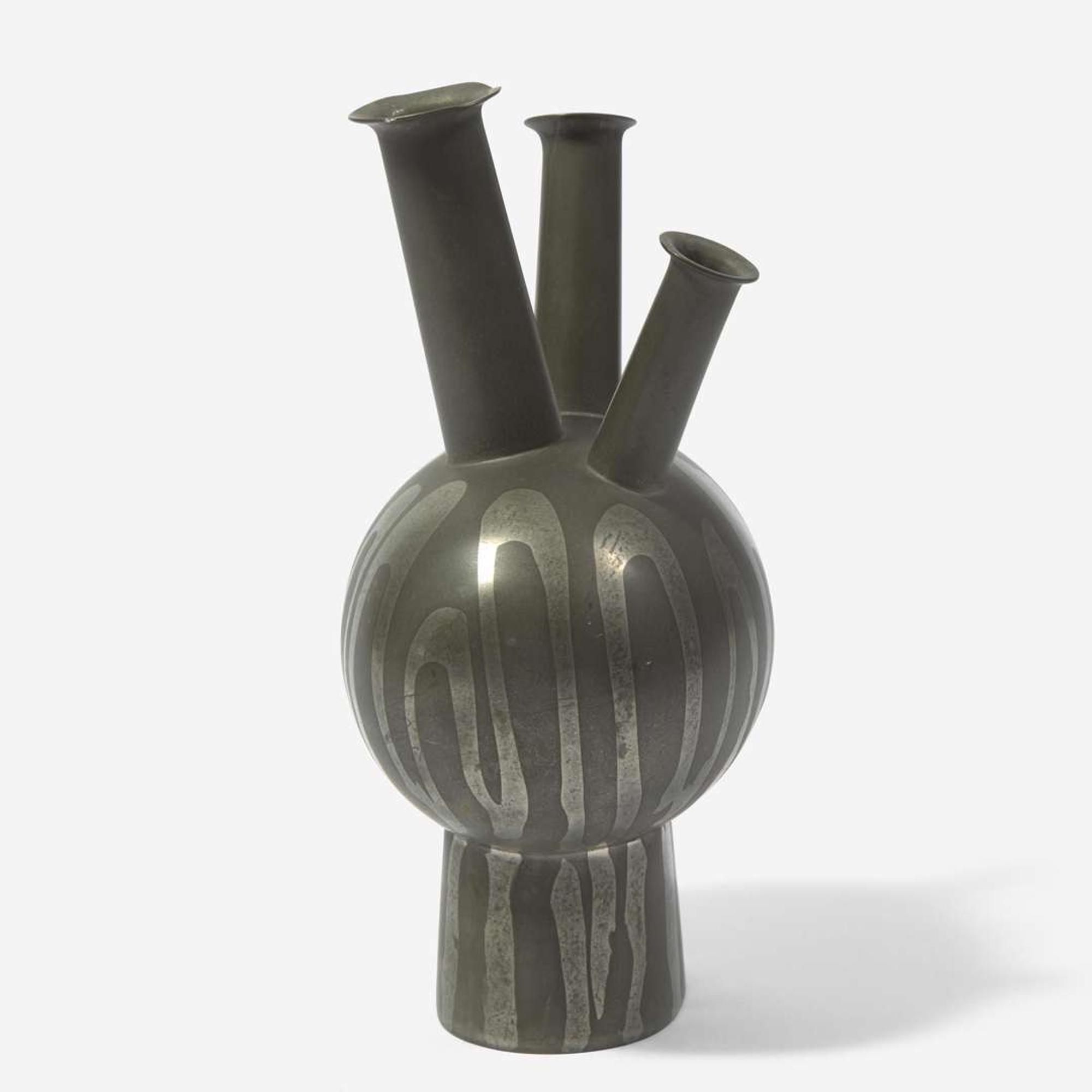 Donald Wright (American, 1930-2012) Untitled (Triple Spout Vessel), USA, circa 1960