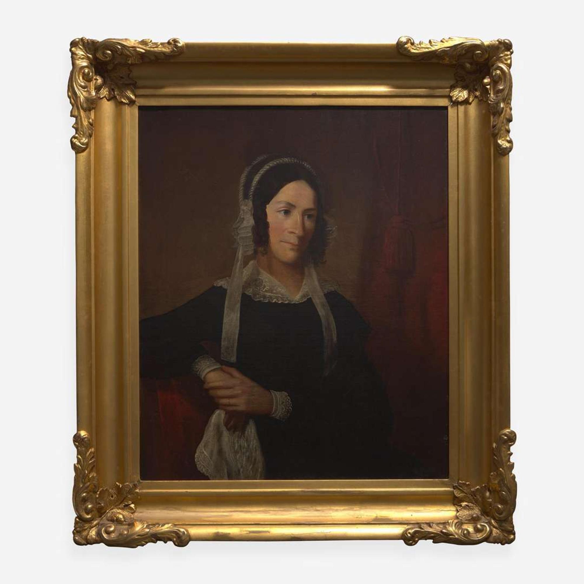 George W. Conarroe (1803-1882) A Pair of Portraits: Mr. & Mrs. Henry Richards of Philadelphia, PA, dated "1834"