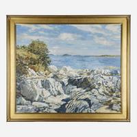 Walter Elmer Schofield (American, 1867–1944) Rocks and Sea, Chebeague Island, Maine