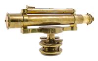 An English Brass Surveyor's Level Length 15 1/4 inches. — J. & W.E. ARCHBUTT, LONDON, LATE 19TH CENTURY