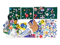 (Politics Memorabilia) Assorted political campaign materials, comprising: