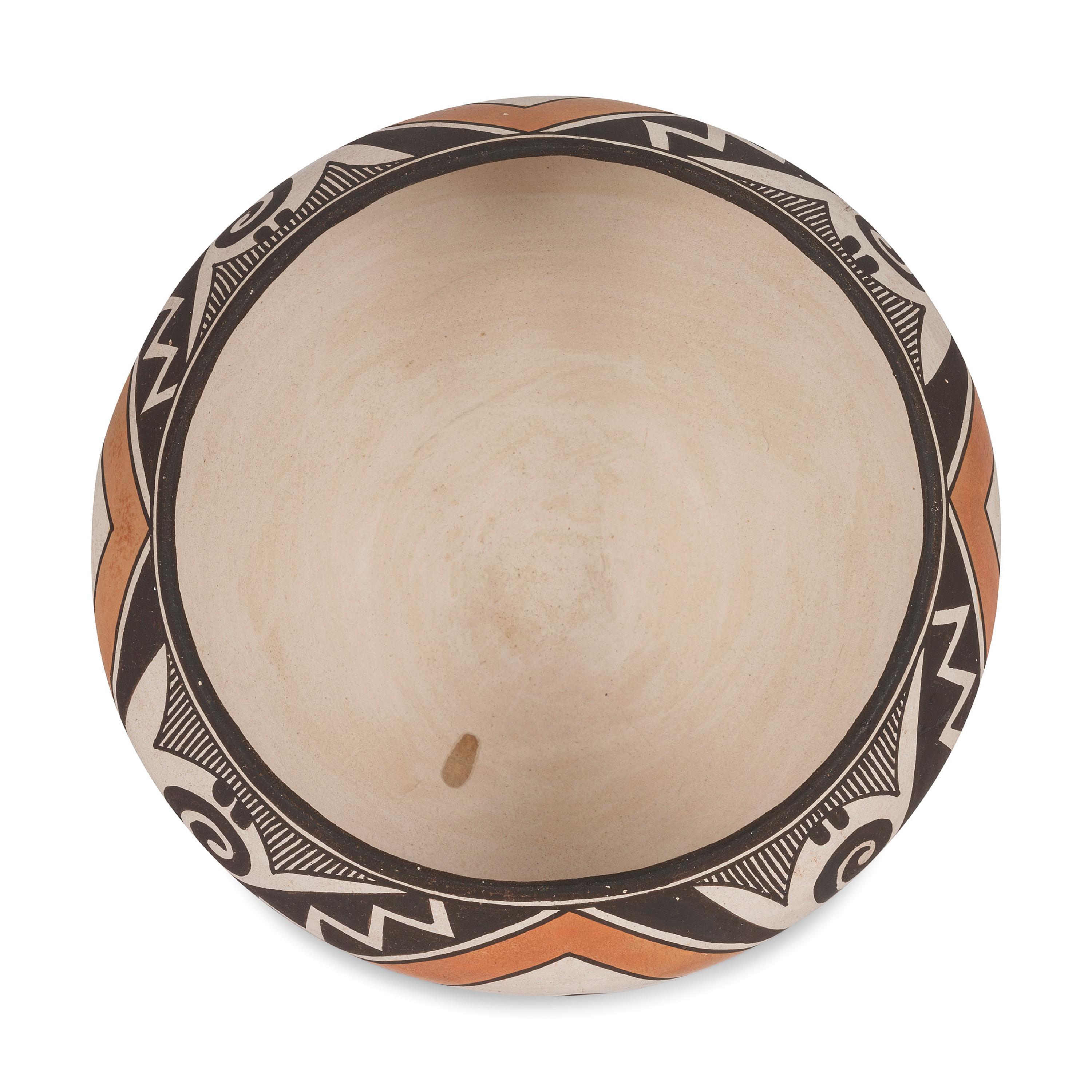 Polychrome Bowl, with Parrot
