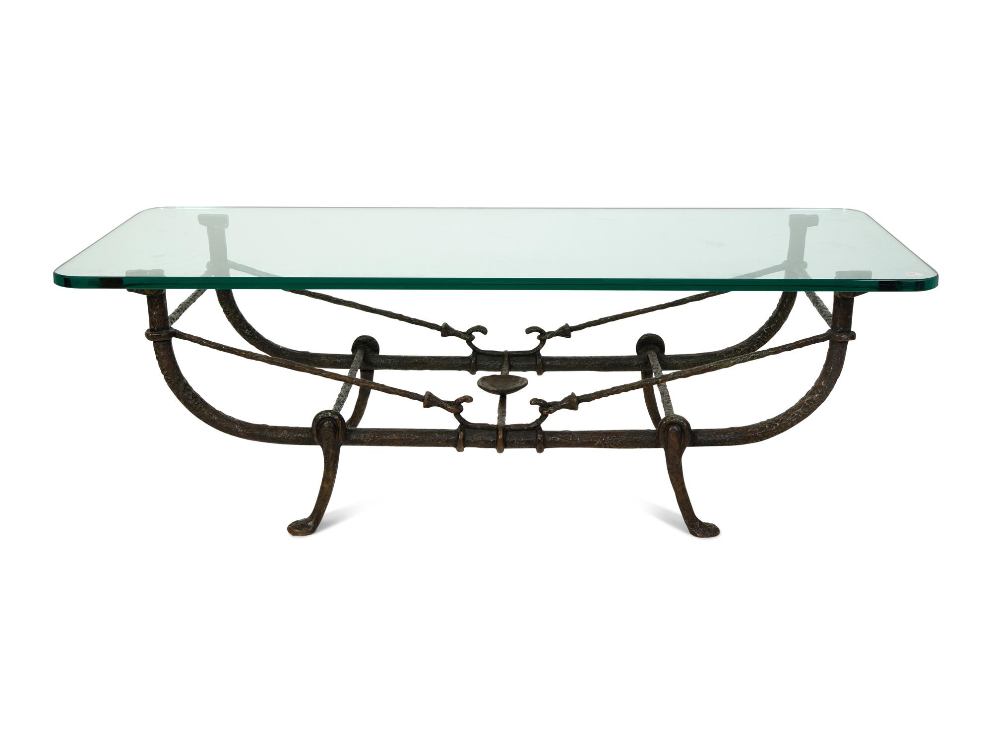Low Table by Excalibur Foundry, NY, c. 1985