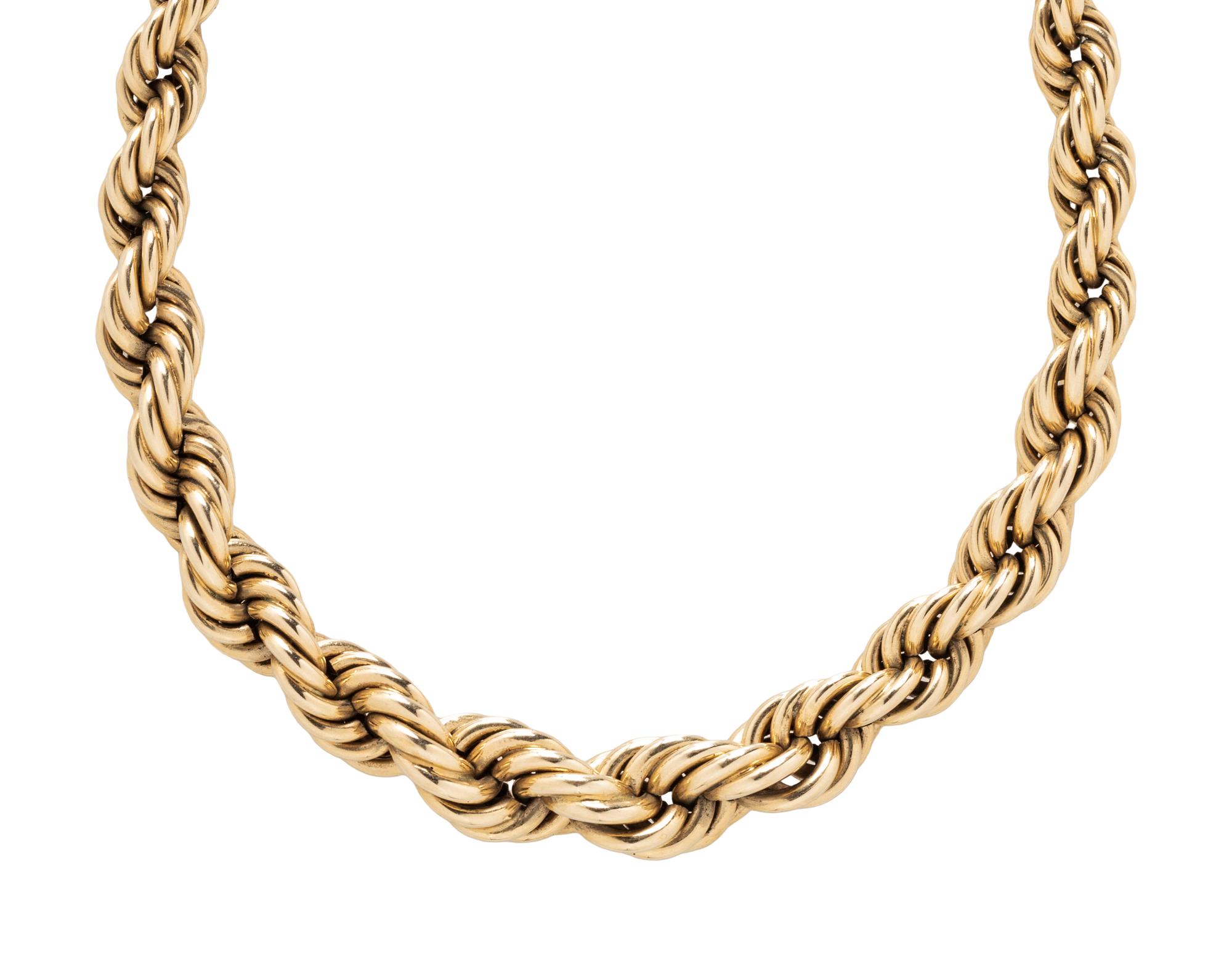 YELLOW GOLD NECKLACE