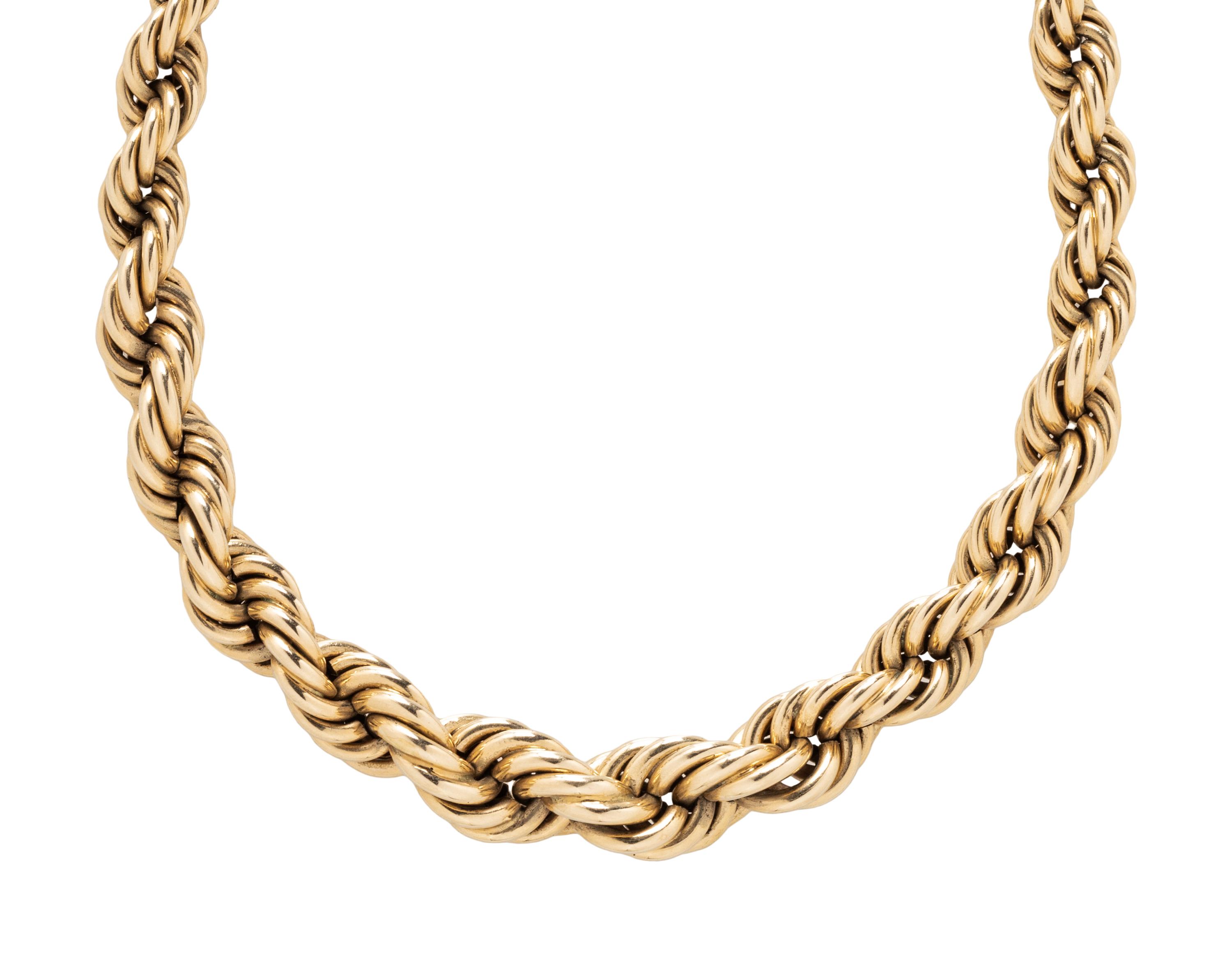 YELLOW GOLD NECKLACE