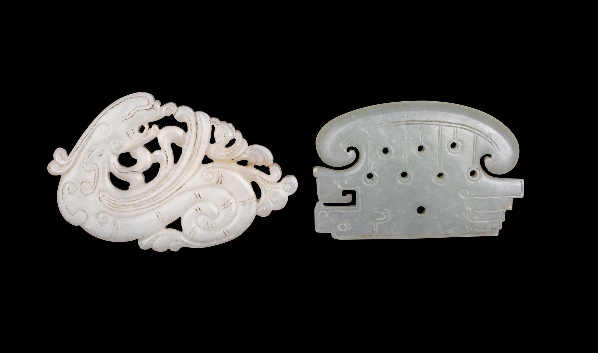 Two Chinese Jade Pendants