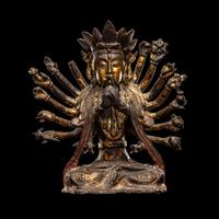 A Chinese Ming-Style Bronze Figure of Bodhisattva