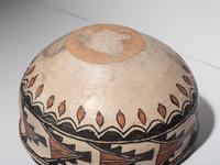 San Ildefonso Polychrome Pottery Bowl