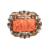 Collection of Coral and Yellow Gold Jewelry