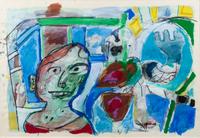 Lubertus Jacobus Swaanswijk (Lucebert), (Dutch, 1924-1994), SR-66