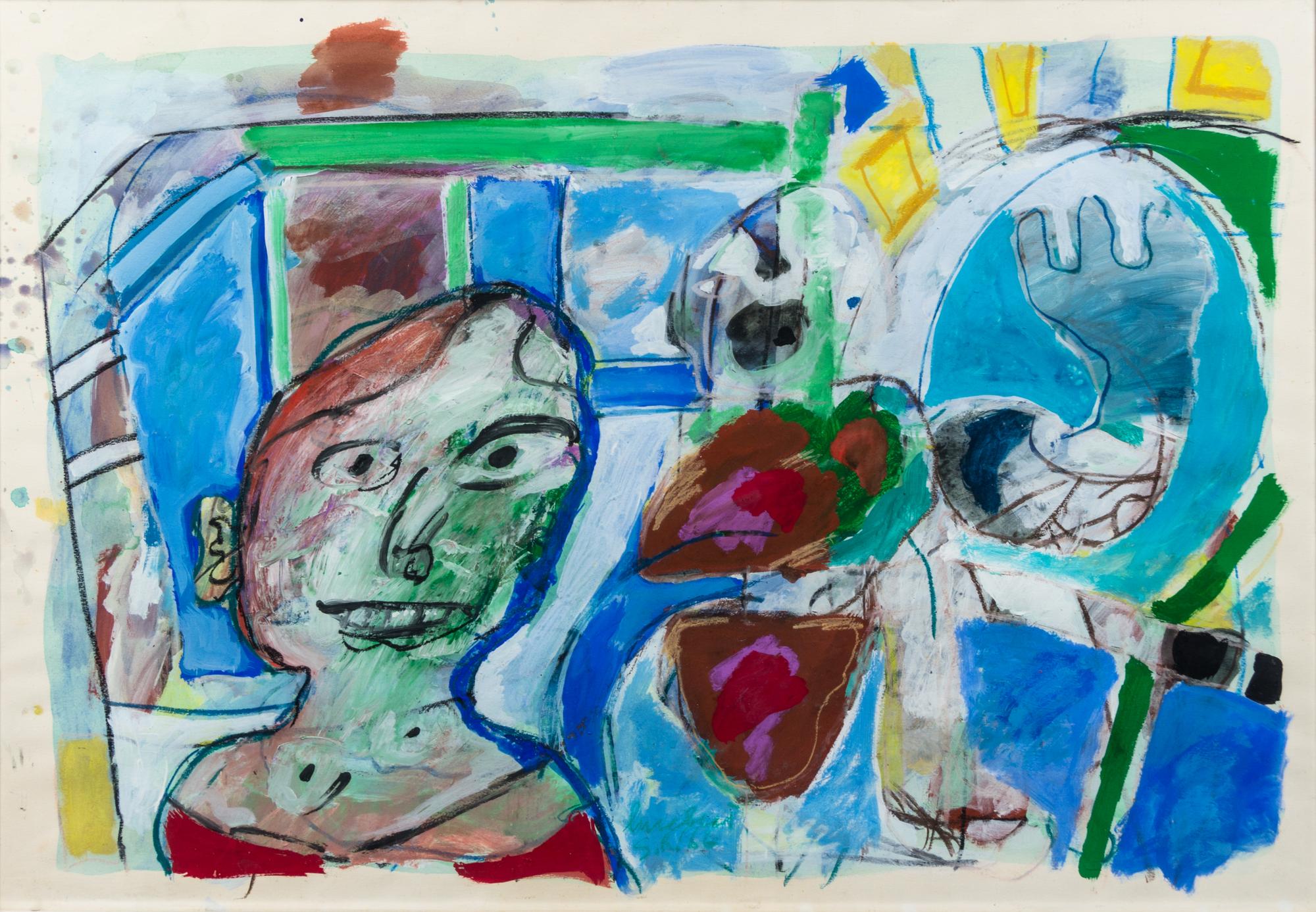 Lubertus Jacobus Swaanswijk (Lucebert), (Dutch, 1924-1994), SR-66