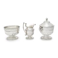 A Federal Silver Six-Piece Tea and Coffee Service