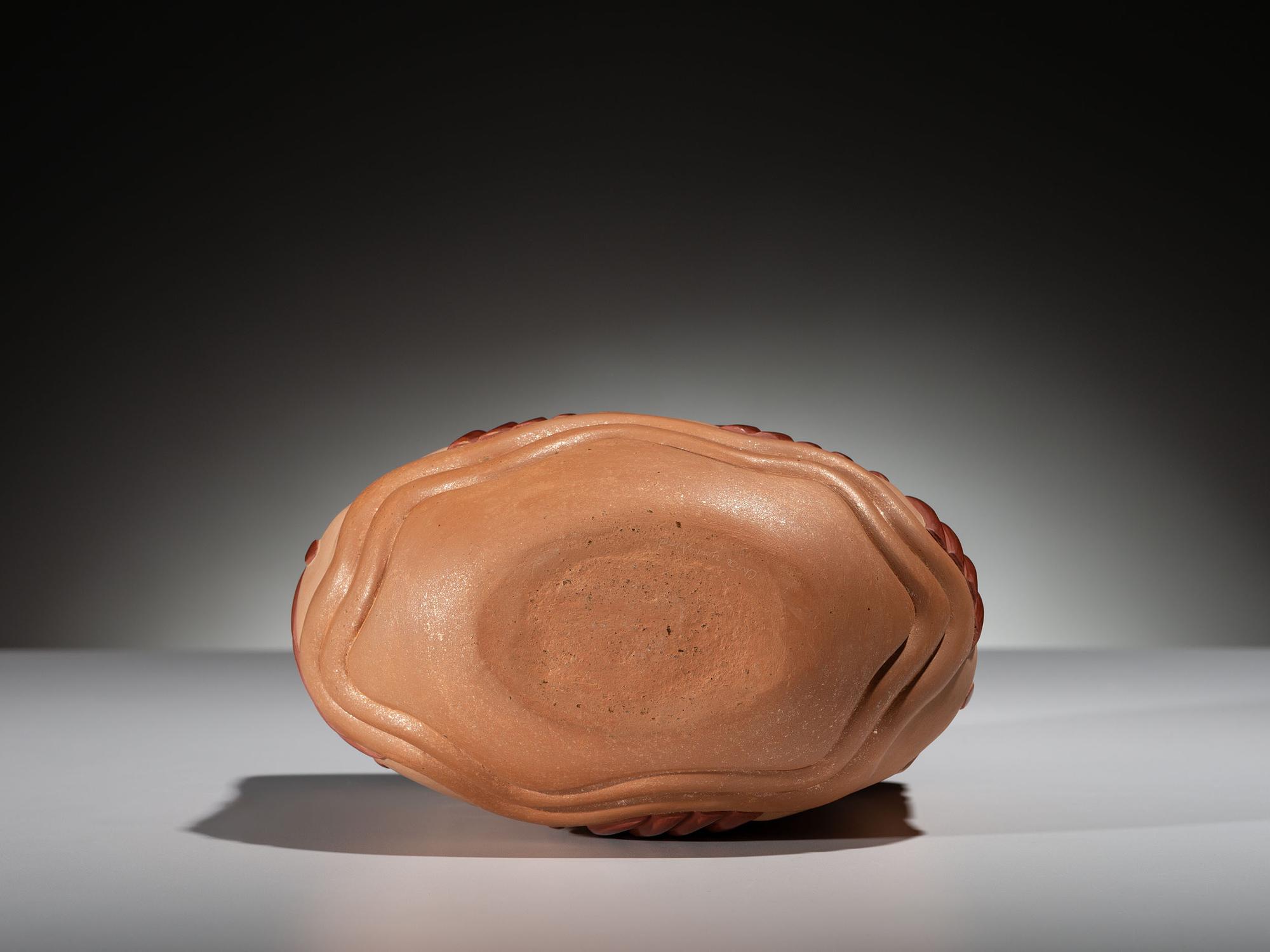 Three-Toned Pottery Vase, Elemental Rain