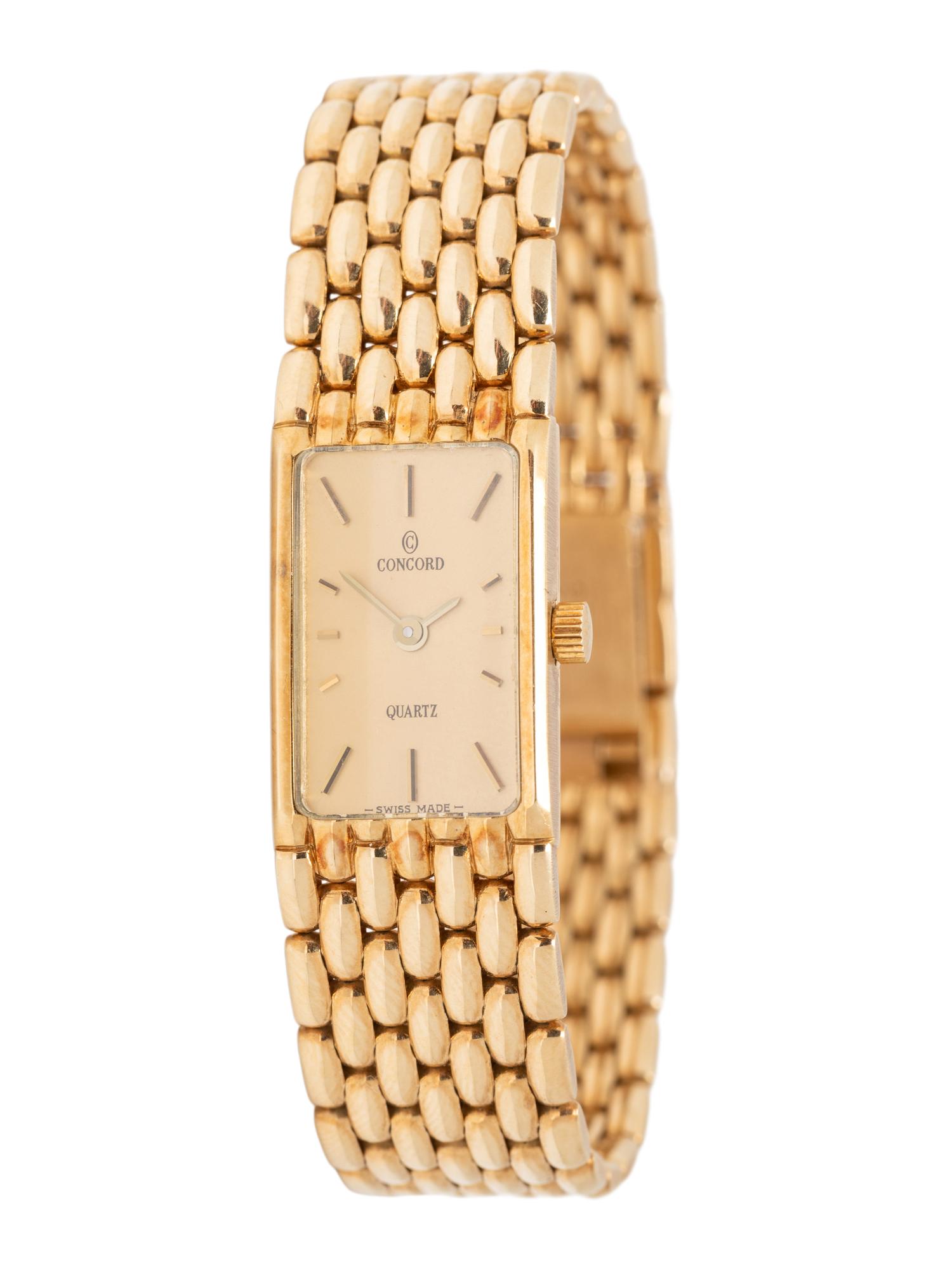 CONCORD, YELLOW GOLD WATCH