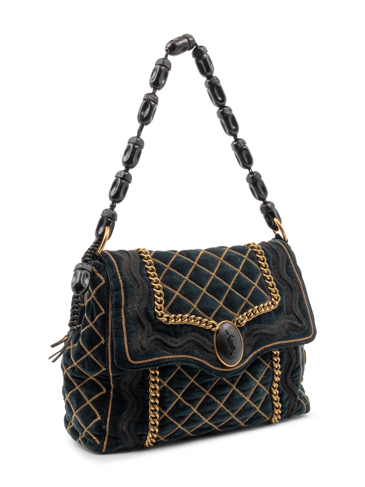 Collection of Four Designer Bags; One YSL, Two Moschino, One Gucci, 1980s-2007